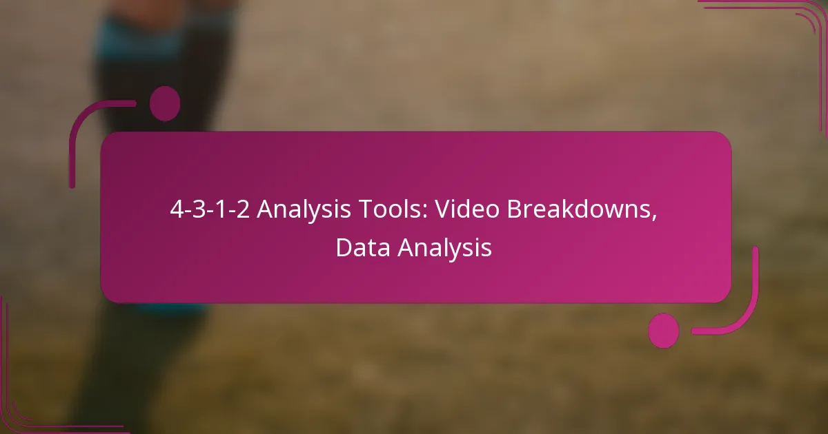 4-3-1-2 Analysis Tools: Video Breakdowns, Data Analysis